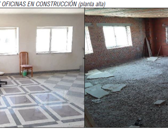 21 ZONA DE EXPOSICION Y OFICINAS EN CONSTRUCCION